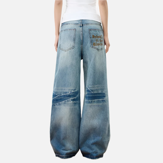 Vintage High Waist Loose Fit Jean