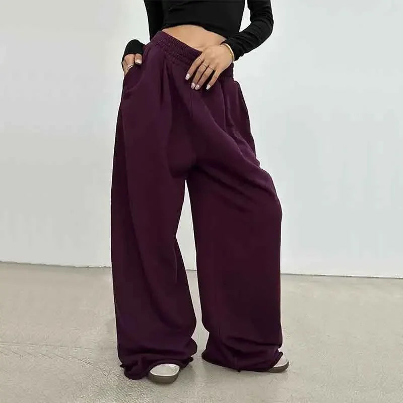 High Waist Loose Wide Leg Pants