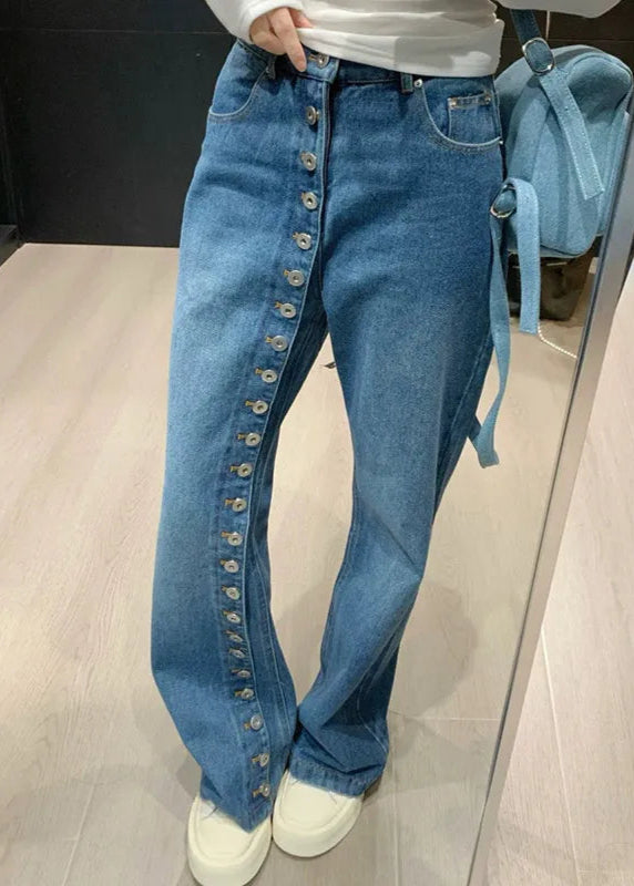 Vintage High Waisted Blue Denim Jeans