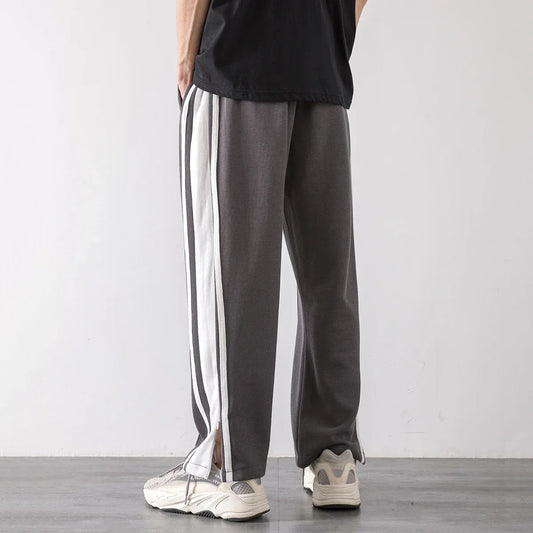 Korean Loose Stripe Basketball Joggers Pants