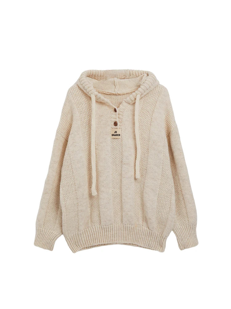 Cozy Knit Letter Sweaters