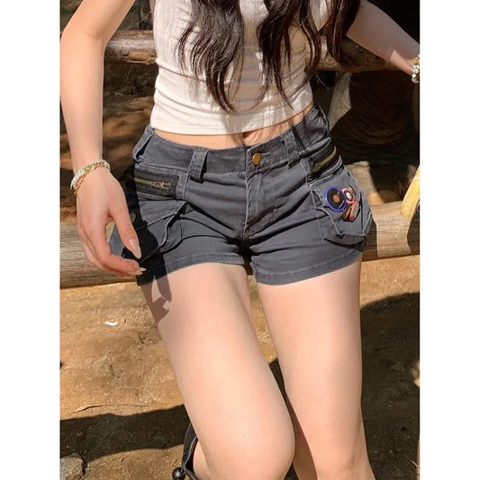 Hot American Low Waist Denim Shorts