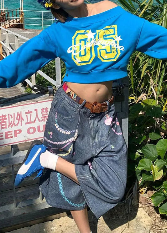 Vintage American Style Loose Fit Jorts