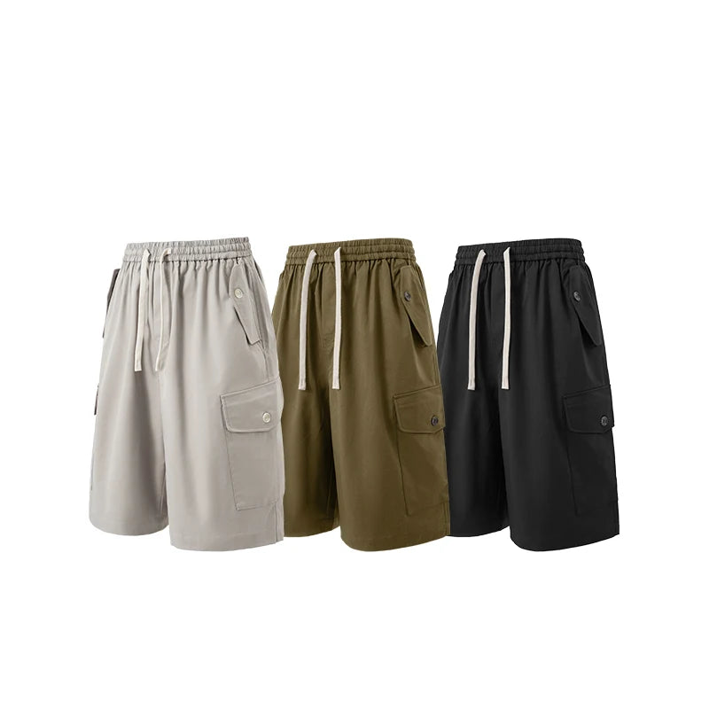 Durable Multi-Pocket Cargo Shorts