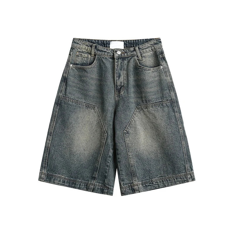 Vintage High Waist Wide Leg Shorts