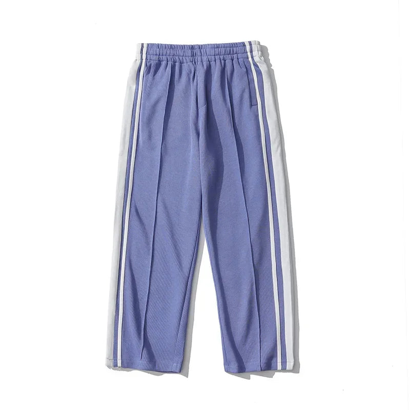 Korean Loose Stripe Basketball Joggers Pants