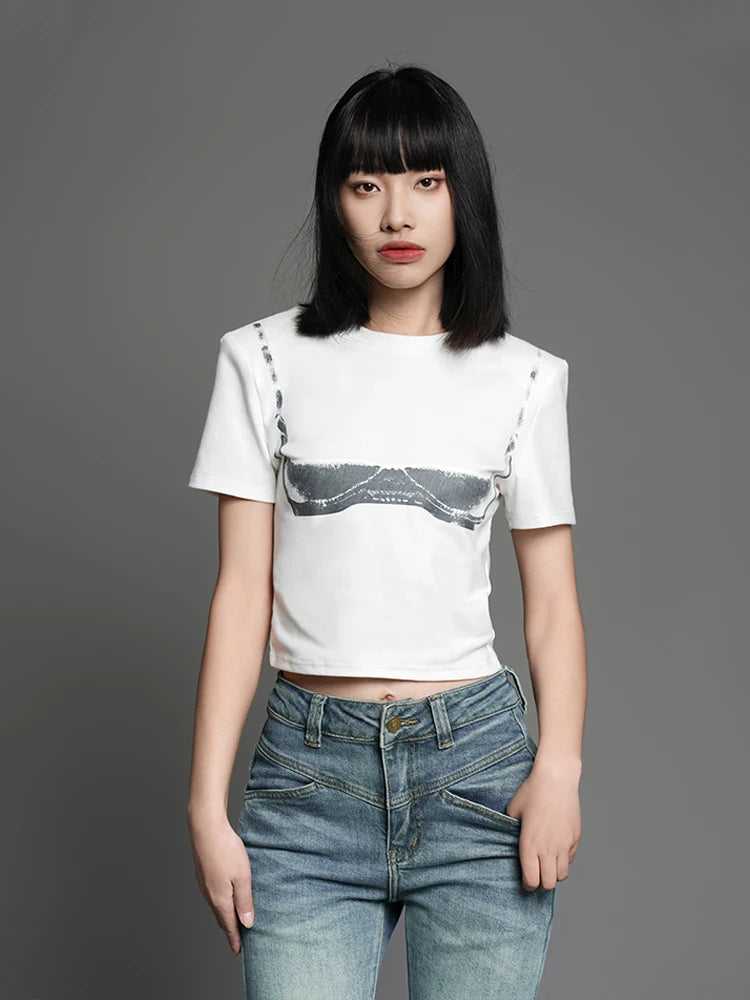 Vintage American Short Sleeve Womens T-Shirt