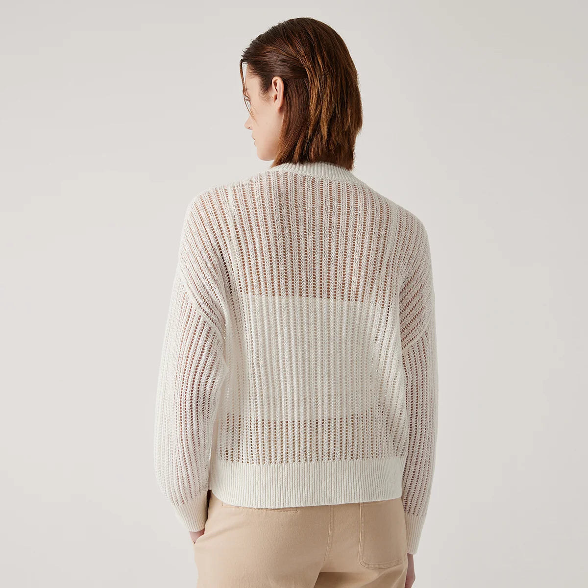 Luxury Linen Cardigan High Quality Sweater