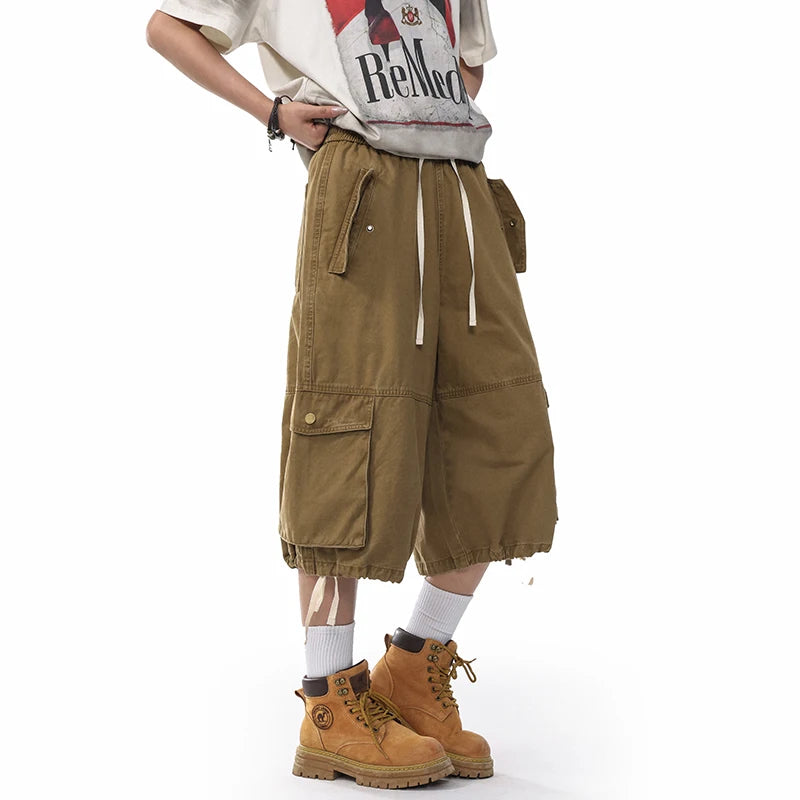 Loose Wide Leg Cargo Pants
