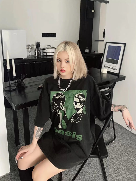 Washed Vintage Rock Band T-Shirt