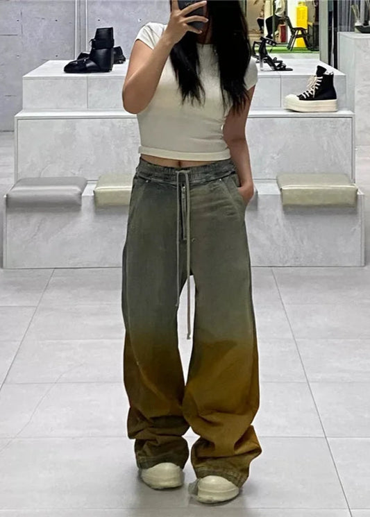 Vintage Oversize Blue Denim Jeans