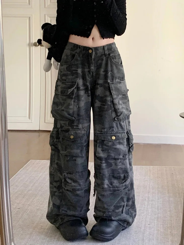 Trashy Y2K Camo Cargo Pants