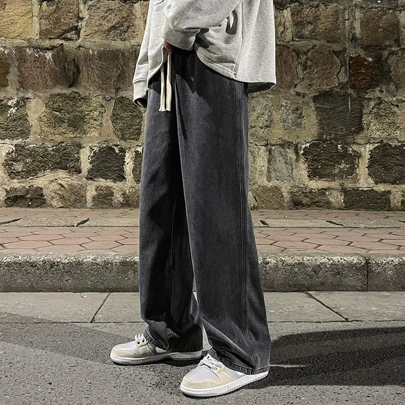 High Street Korean Style Loose Jeans