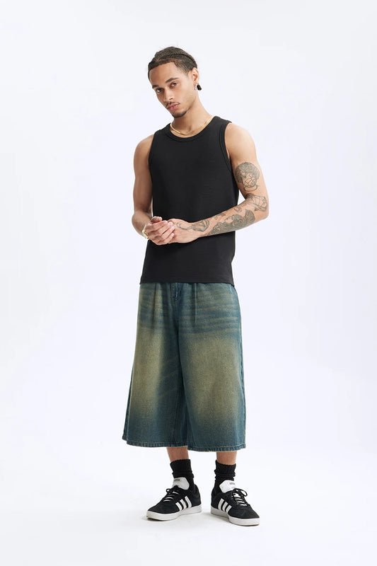 Navy Slim Fit Heavyweight Stretch T-Shirt