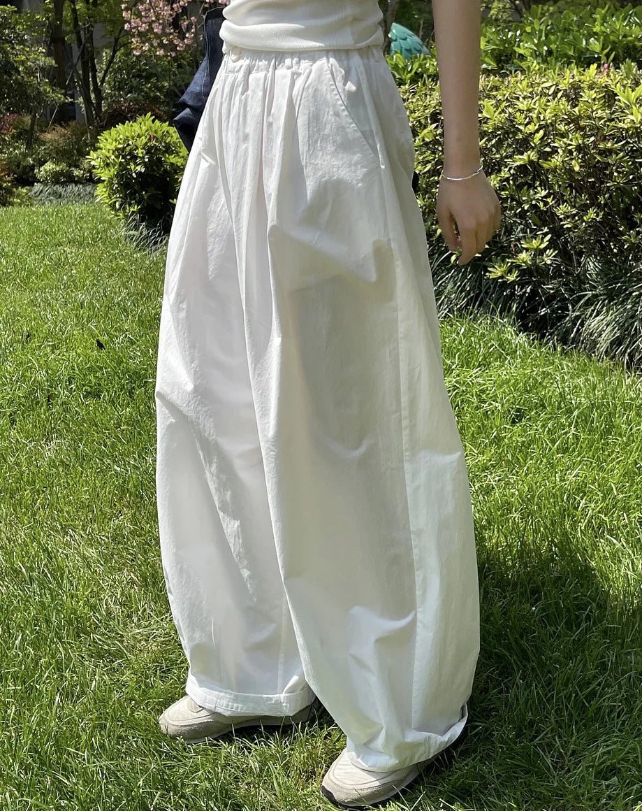 Vintage High Waist Wide Leg Pants