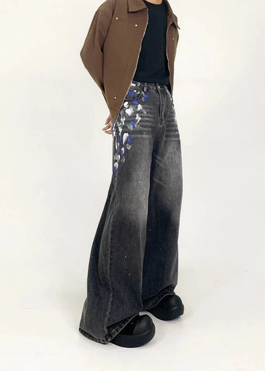 Vintage High Rise Black Denim Jeans