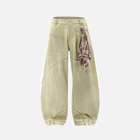 Bold Wide Leg Hip Hop Jeans