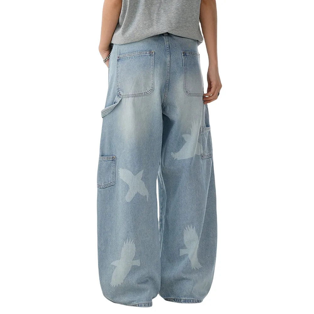 Distressed Carpenter Denim Pant with Jeans