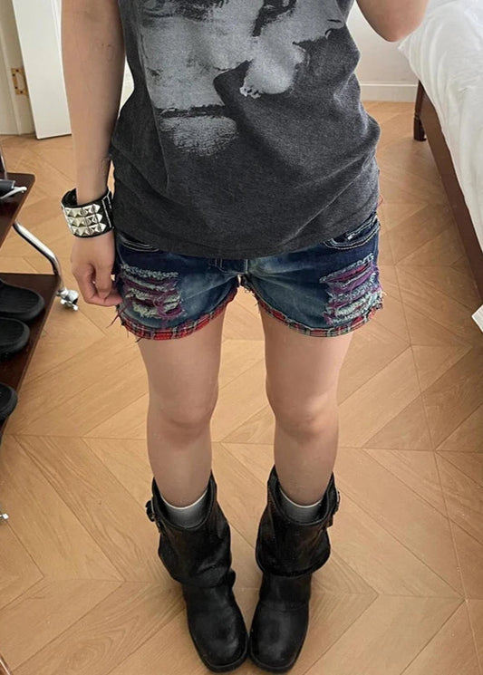 Vintage Blue Y2K Denim Mini shorts