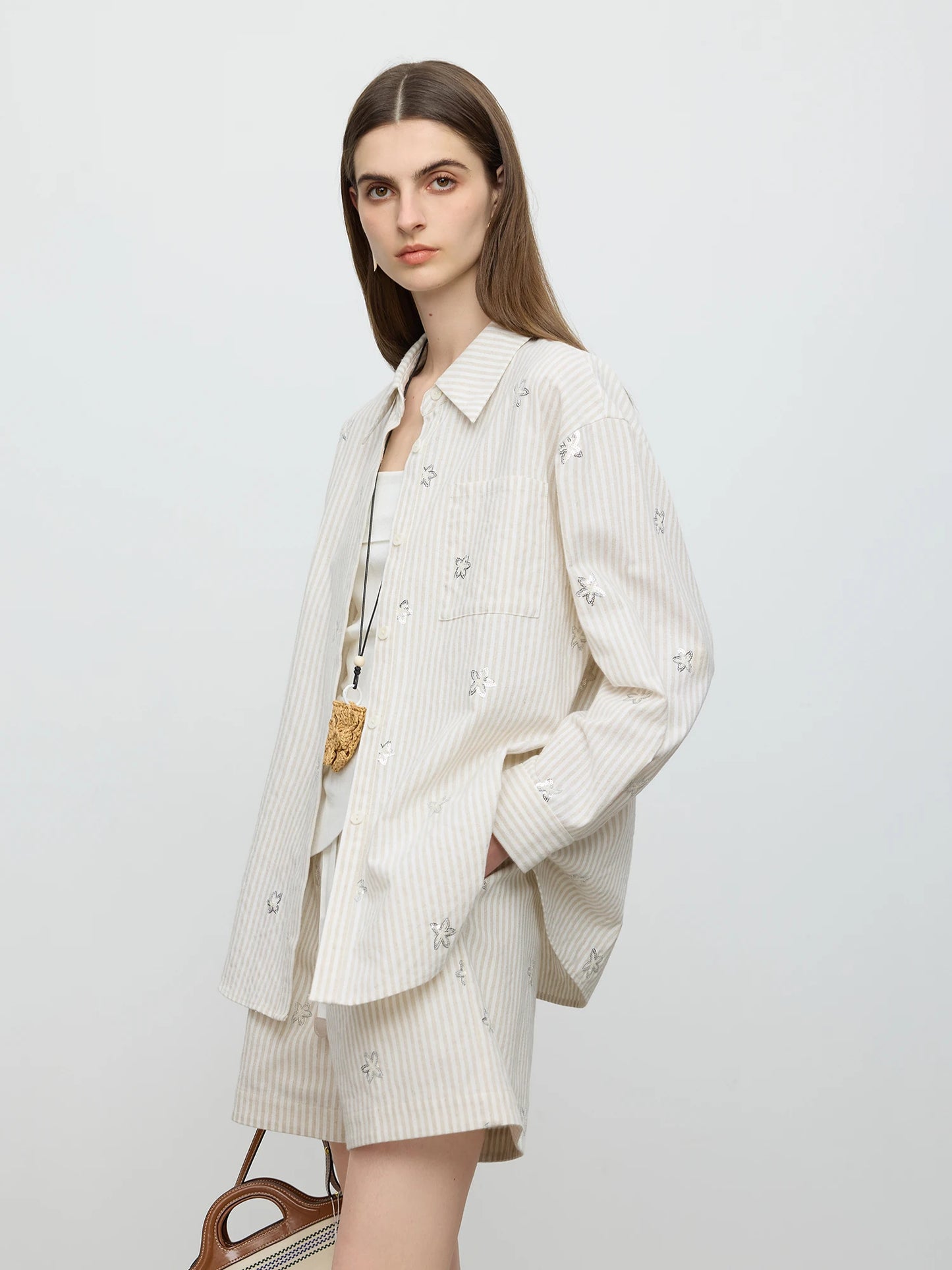 Effortless Elegance Resort Set Shorts Shirt