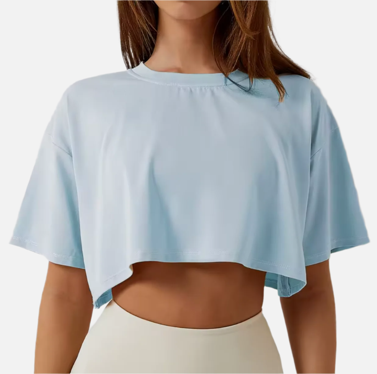 Breathable Short-Sleeve Dance Fitness T-Shirt