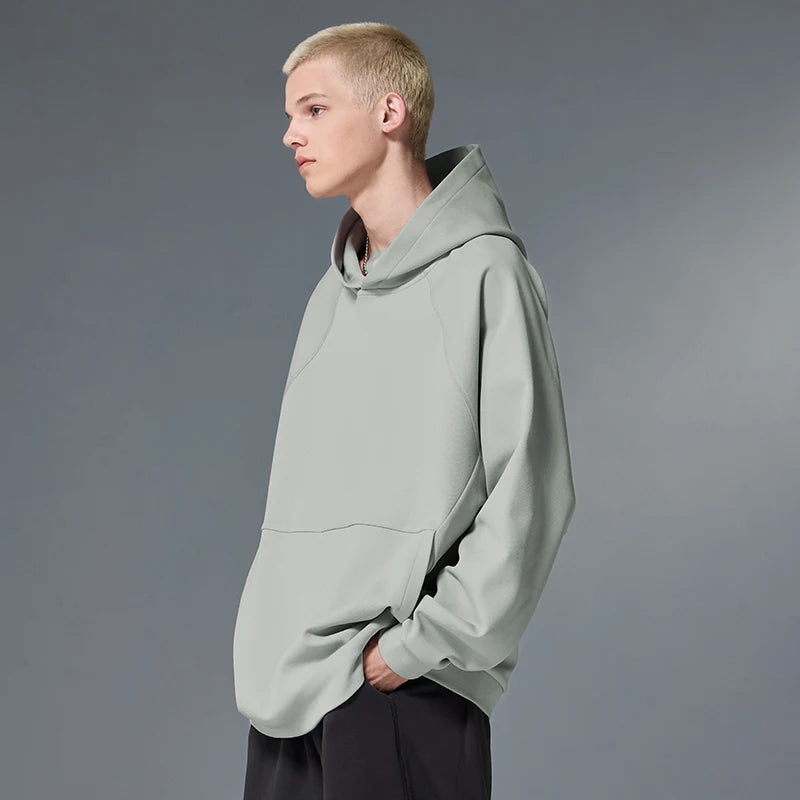 High-Quality Inflation Fleece Blank Hoodie