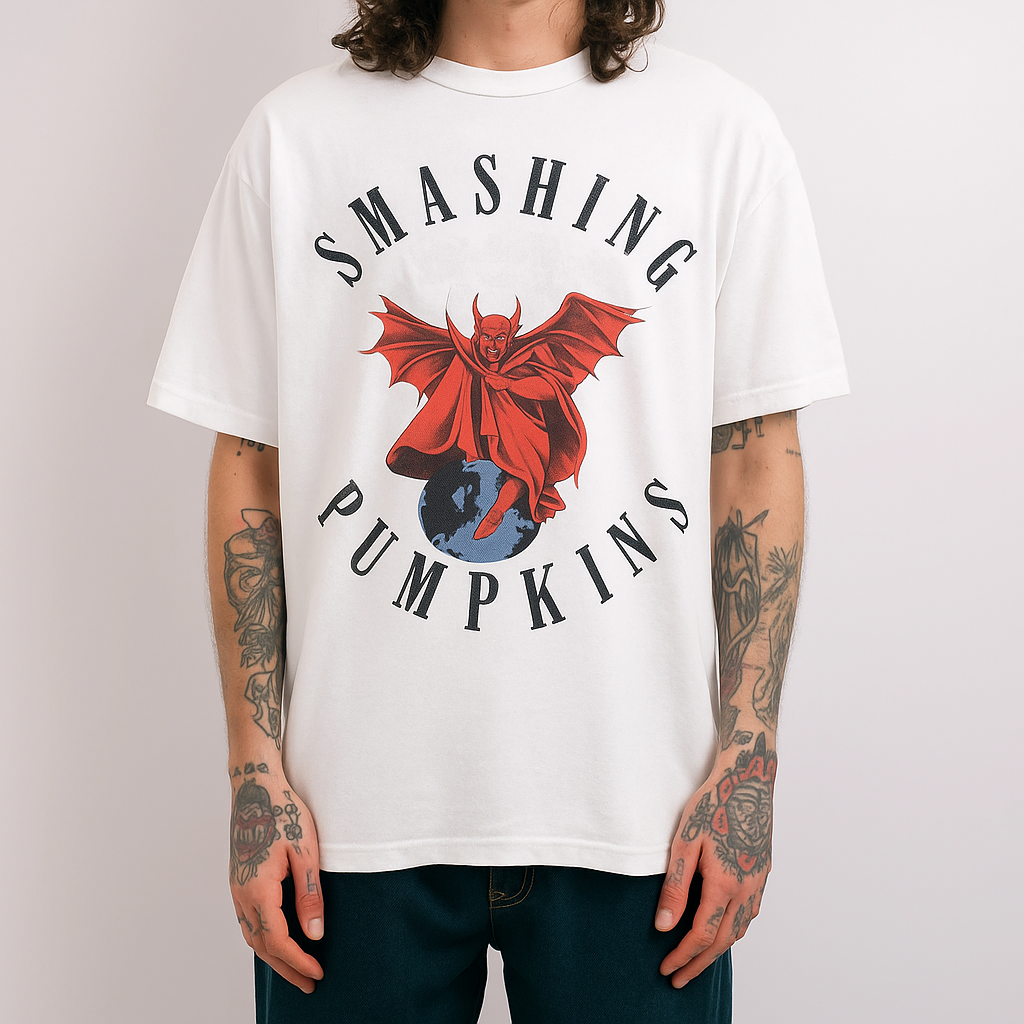 Black Cotton Smashing Pumpkins Mission T-Shirt