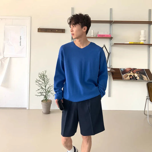 Wild Loose Solid Color Business Shorts