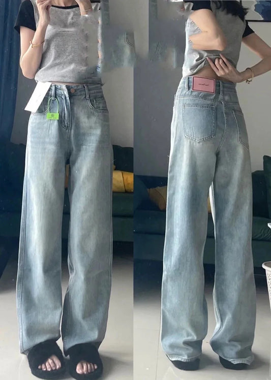 High Waist Wide Leg Vintage Jeans