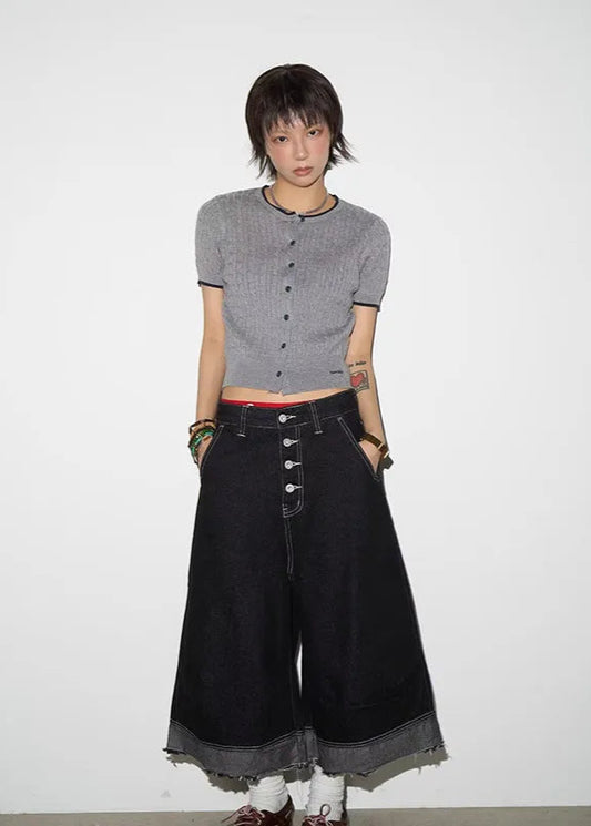 Vintage Black Baggy Y2K Gothic Jeans