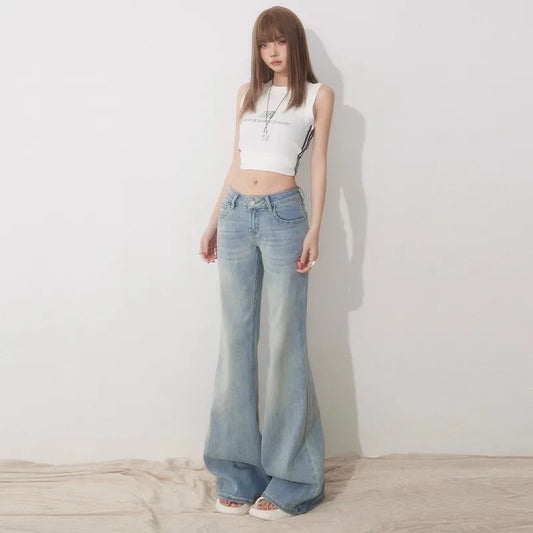 High Slim Fit Flared Jeans