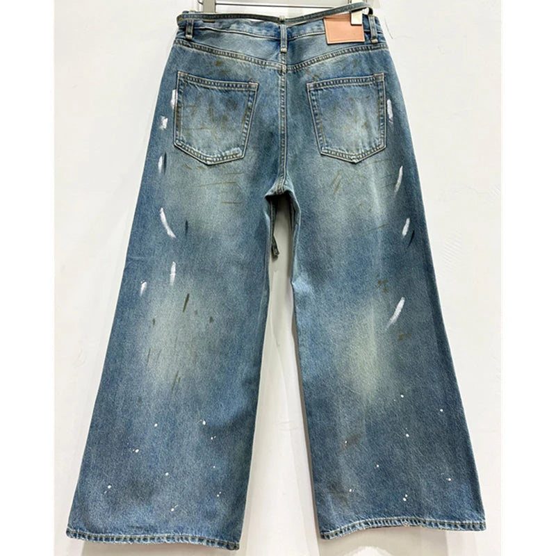Vintage High Street Distressed Mom Jeans