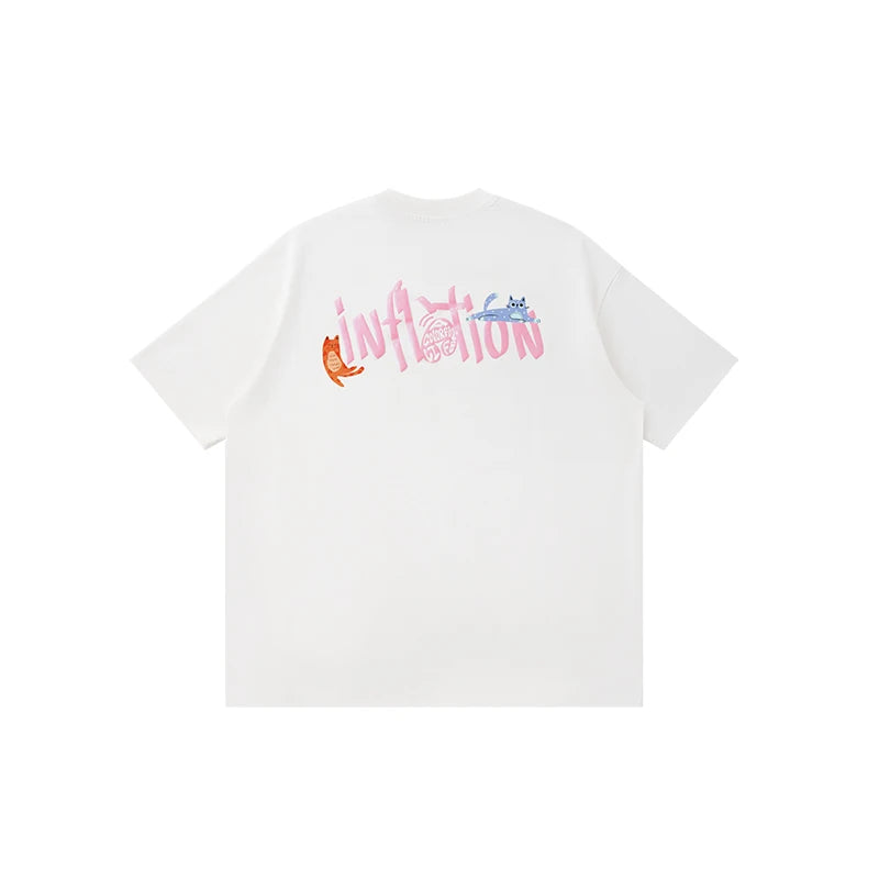 White Oversized Inflation 3D Puff T-Shirt