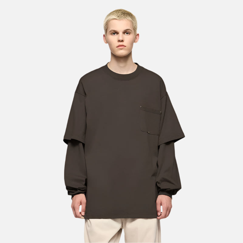 Minimalist Oversized Long Sleeve T-Shirt