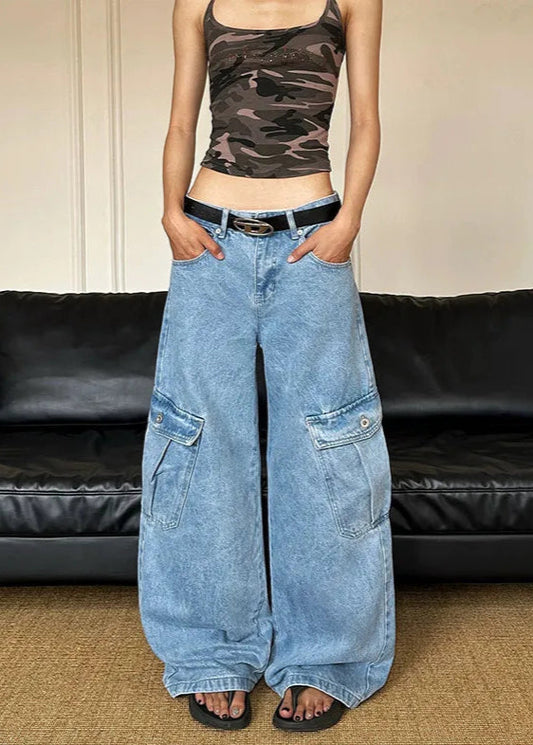 Vintage Baggy Low Rise Boyfriend Jeans