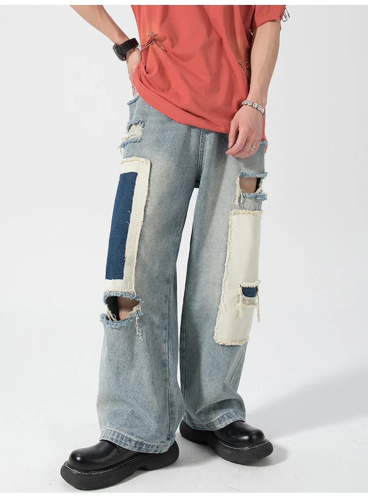 High Street Casual Beggar Jeans