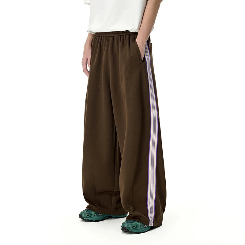 Colorblock Wide Leg Pants