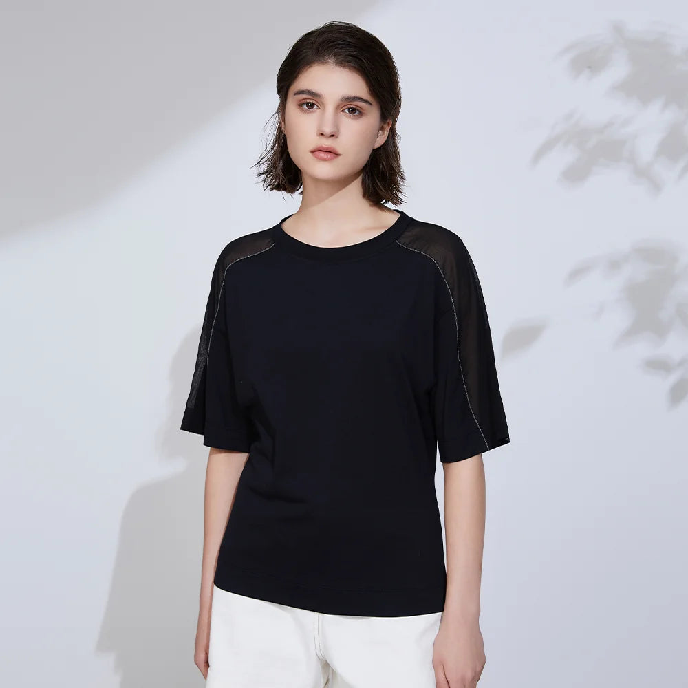 Luxury Summer Short Sleeve Cotton T-Shirt