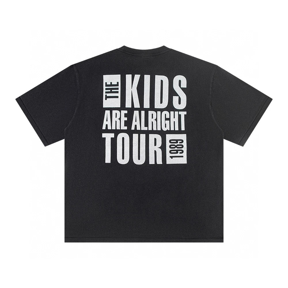 Retro Classic Graphic Print T-Shirt