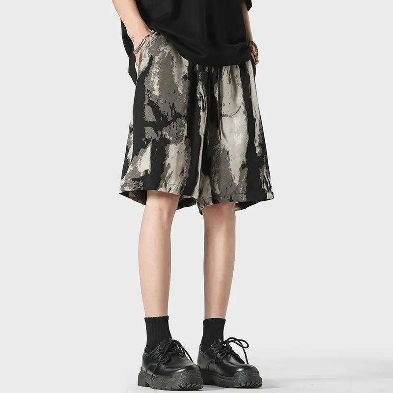 Tie Dye Loose Sports Shorts