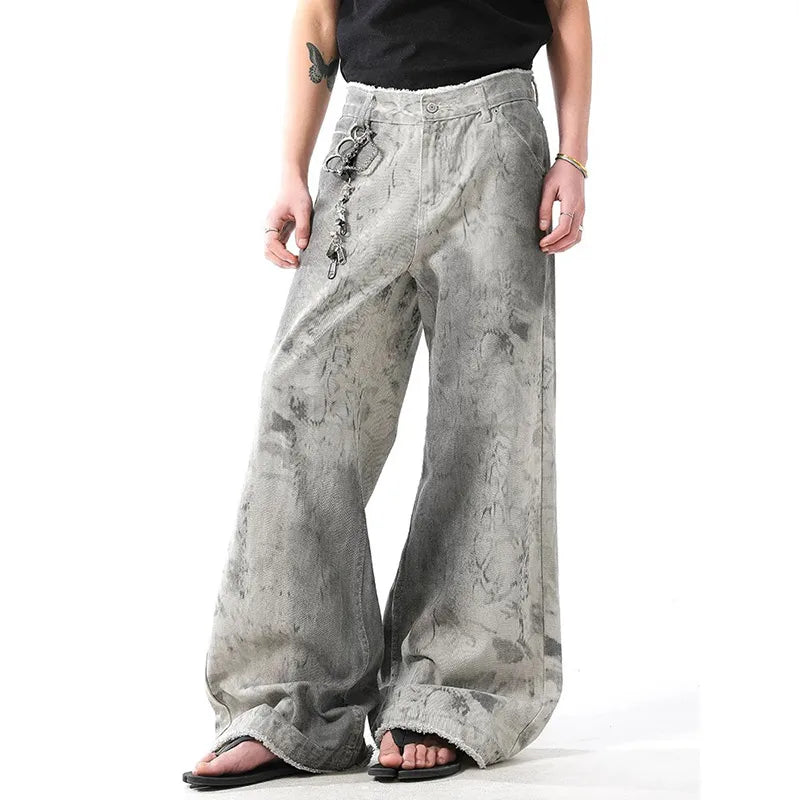 Vintage High Waist Grey Jeans