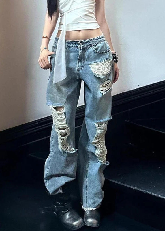 Relaxed Fit Vintage Blue Jeans