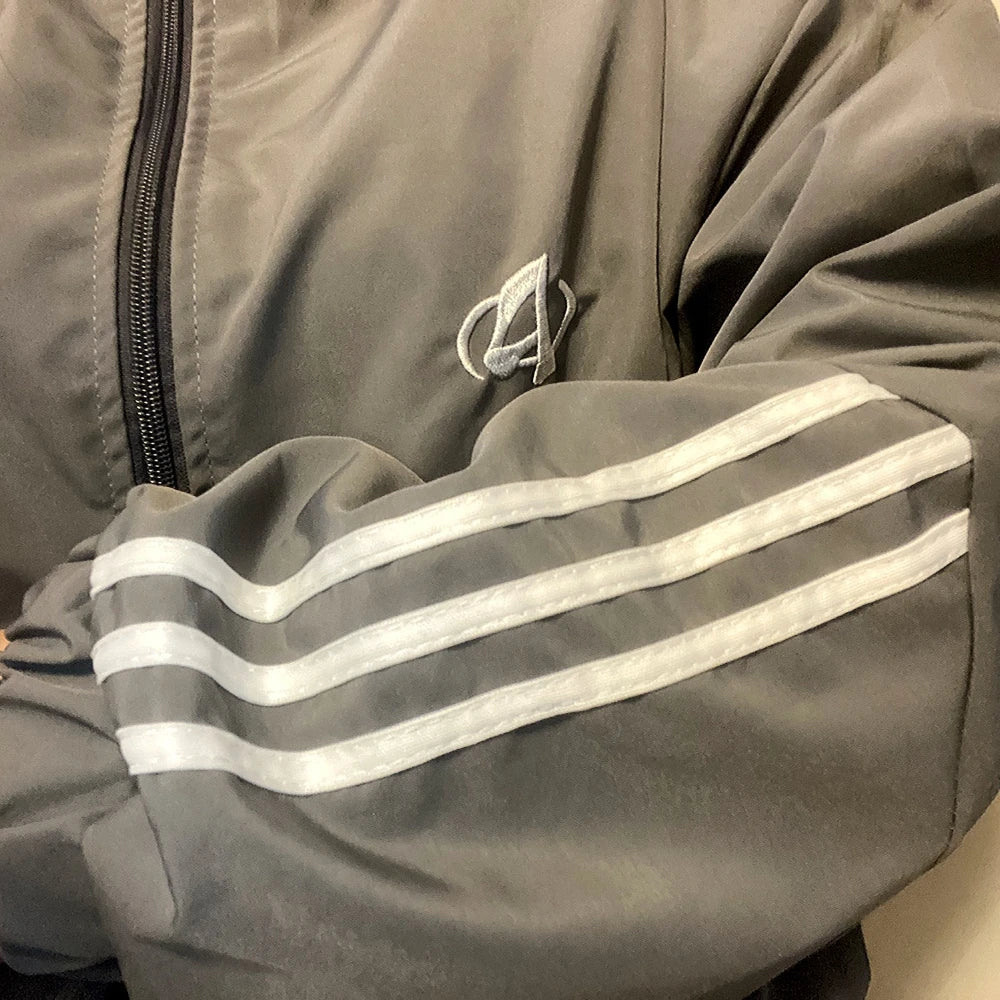 Grey Loose Sports Jacket and Pants