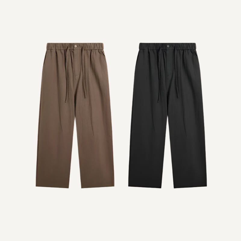 Breathable Wide Leg Linen Pants
