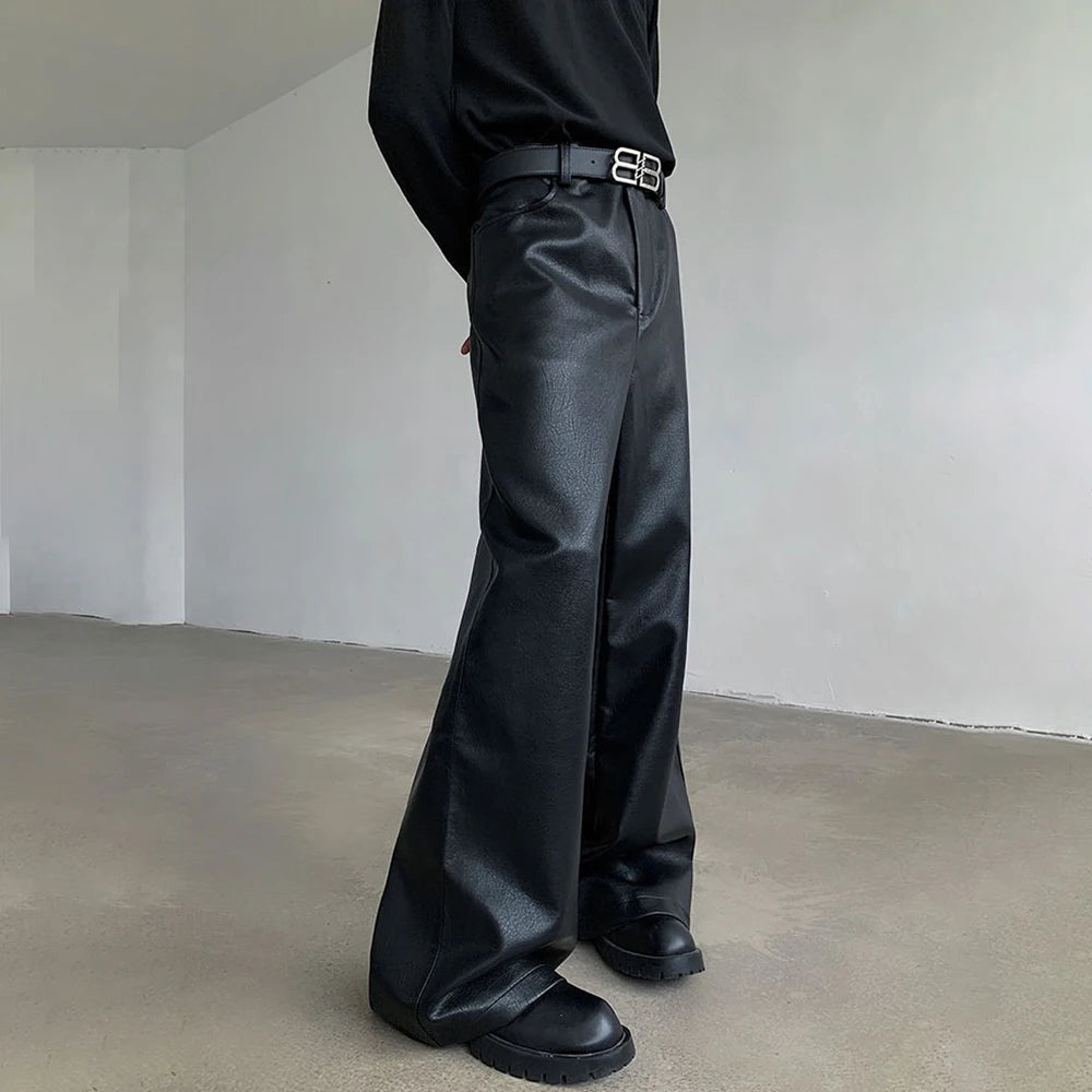 Rider Casual PU Leather Motorcycle Pants