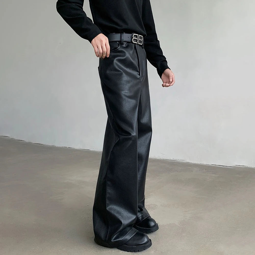 Rider Casual PU Leather Motorcycle Pants