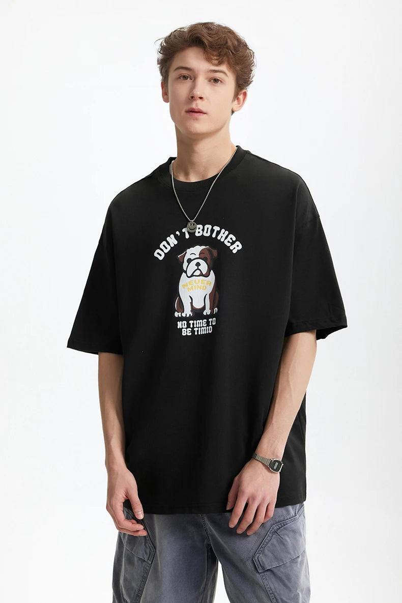 French Bulldog Fun Print Heavyweight T-Shirt