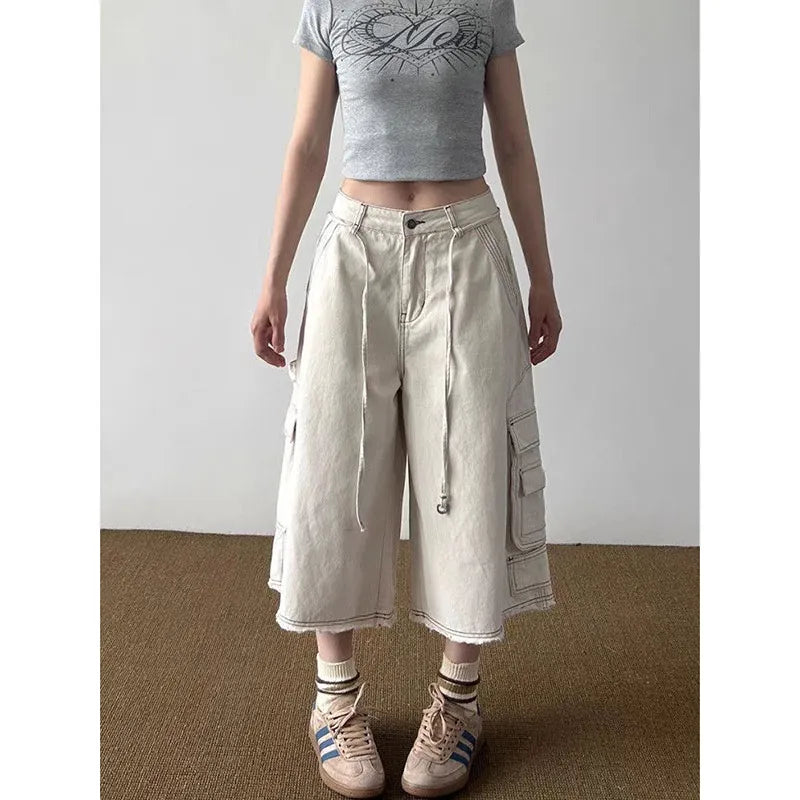 Vintage Baggy Cargo Jeans Denim Jeans