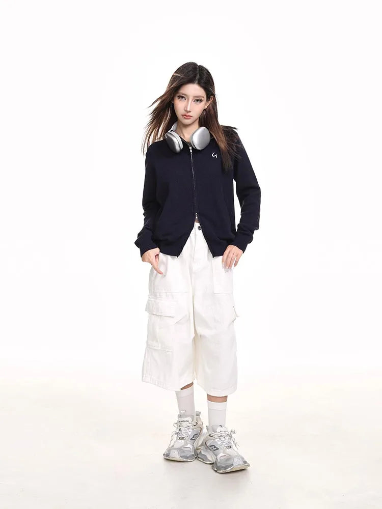 Cozy Knitted Hooded Cardigan Sweater Coat