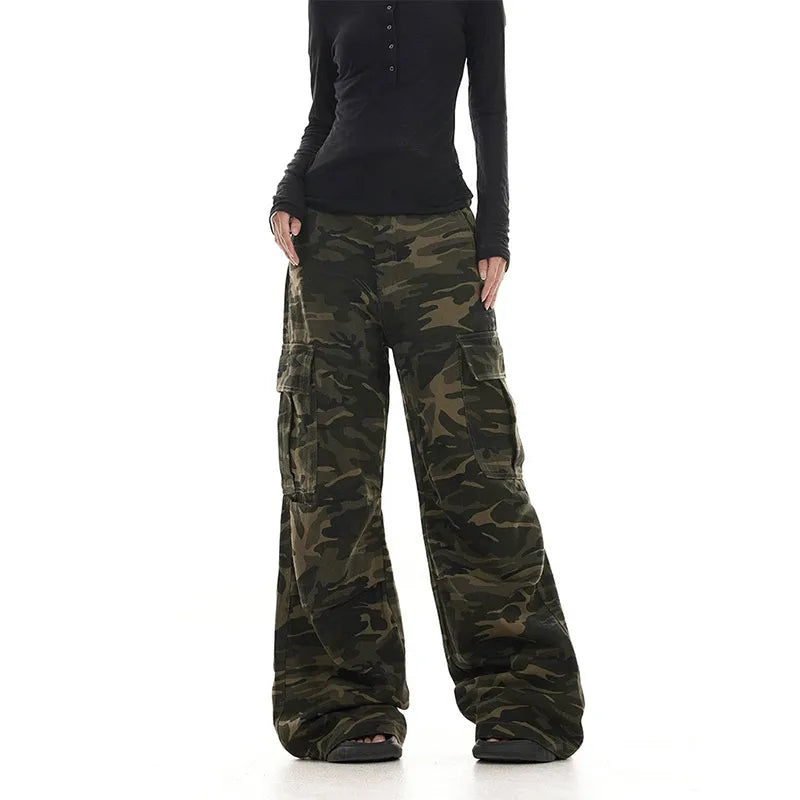 New Camouflage Y2K Hip Hop Jeans